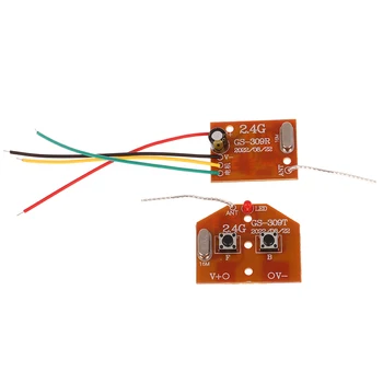 2CH RC Zubehör Modul 2,4 G Circuit PCB Sender und Empfänger Bord Radio System für Auto LKW Spielzeug