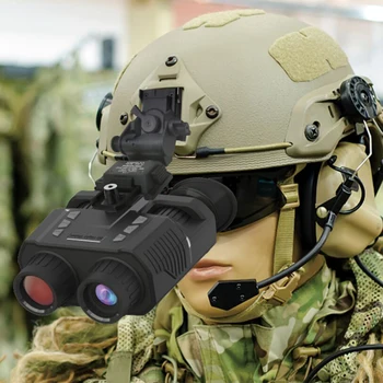 4K NV8000 Helm & Head Nacht Vision Fernglas Military Tactical Night Vision Digital Goggles Gerät Camping Jagd Mount