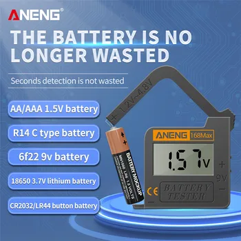 ANENG 168Max Digitale Lithium-Batterie Kapazität Tester Universal test Karierten load analyzer Display Überprüfen AAA AA Knopfzelle