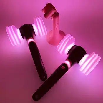 LED Light Stick Lamp Korea Konzert Lampen Hiphop Party Flash Requisiten Lightstick Fluorescent Stick Hammer Form Fans Geschenke Spielzeug