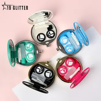 Portable Cute Parfüm-Flaschen-Form Mini Kontaktlinsen Box Brillen Container Lens Case Travel Kit-Halter Brillen Zubehör