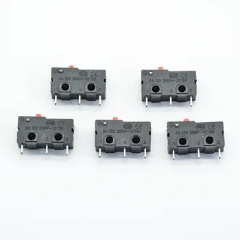 5Pcs Mini Micro Limit Switch NO NC 3 Pins PCB Terminals SPDT 5A 125V 250V Roller Hebel Snap Action Push Mikroschalter