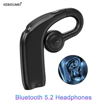 Ohr-Haken Geschäfts Bluetooth Kopfhörer 5.2 Kopfhörer Wireless Headset HiFi Stereo mit Mikrofon für Xiaomi iPhone Samsung